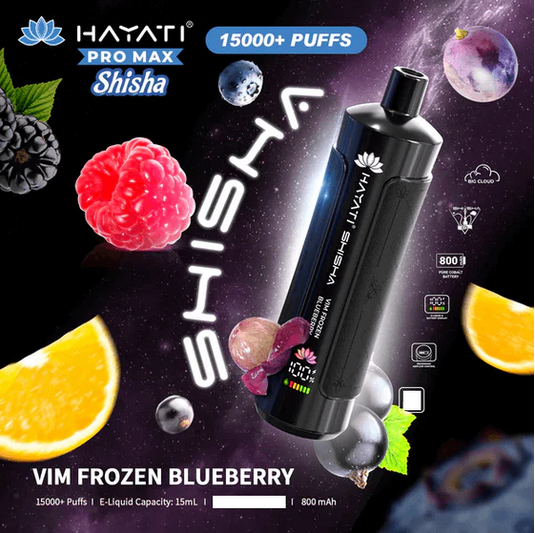 Hayati Shisha 15000 Puffs Disposable Vape (Box of 10) - Vapes Outlet Hub